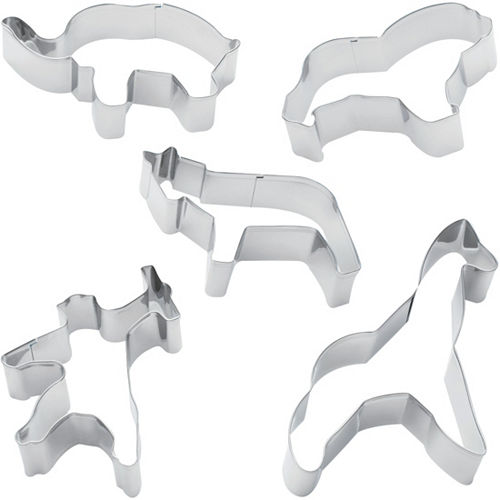 Zoo Animal Cookie Cutters 5ct Image #1