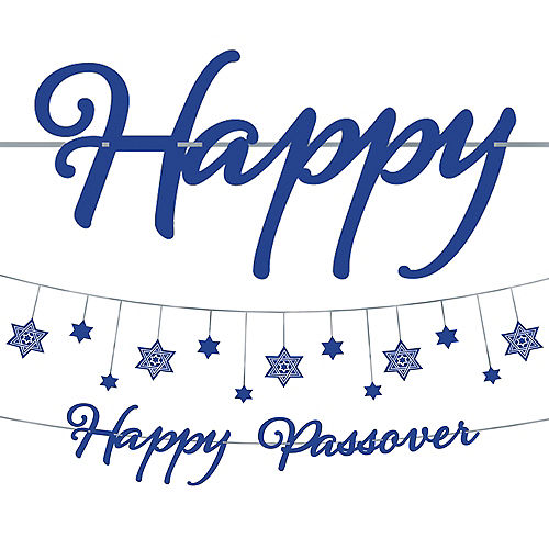 Happy Passover Letter Banner Kit 2pc Image #1