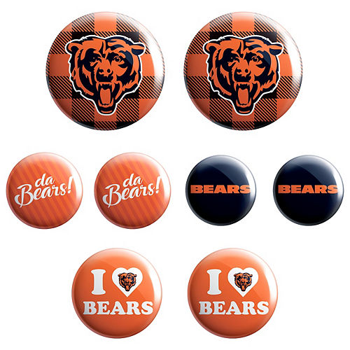 Nav Item for Chicago Bears Buttons 8ct Image #1