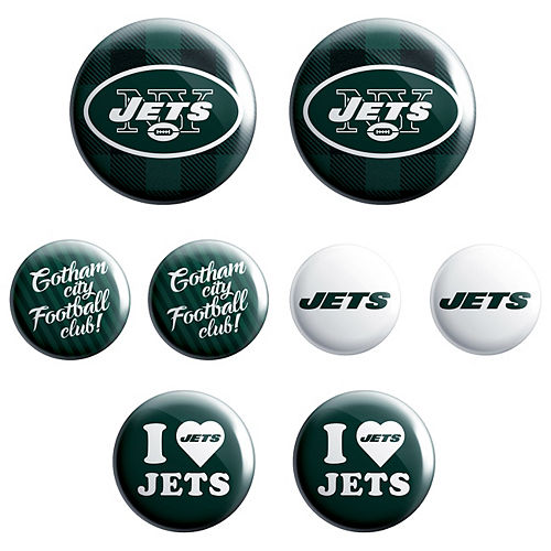 Nav Item for New York Jets Buttons 8ct Image #1