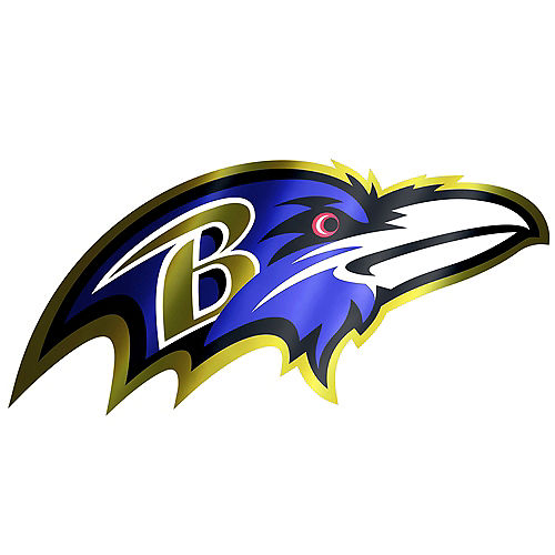 Metallic Baltimore Ravens Sticker Image #1