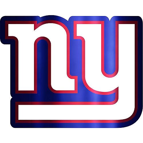 Nav Item for Metallic New York Giants Sticker Image #1
