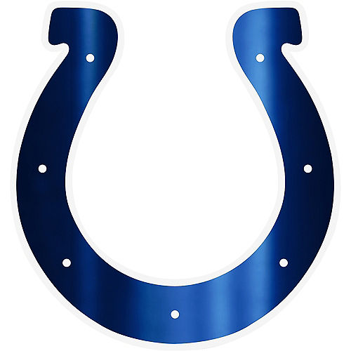 Metallic Indianapolis Colts Sticker Image #1