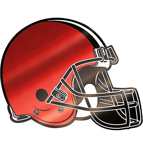 Nav Item for Metallic Cleveland Browns Sticker Image #1
