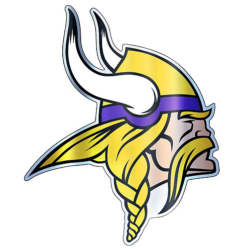 Metallic Minnesota Vikings Sticker Image #1