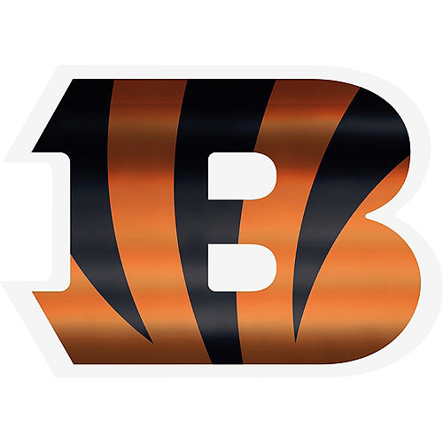 Nav Item for Metallic Cincinnati Bengals Sticker Image #1