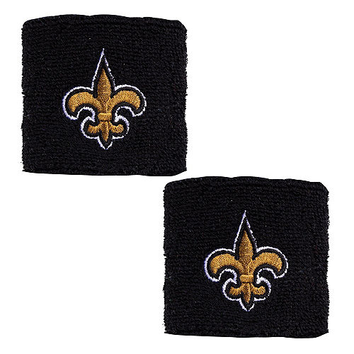 Nav Item for New Orleans Saints Wristbands 2ct Image #1