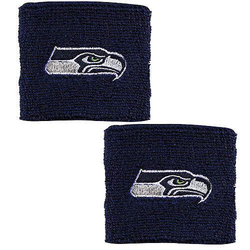 Seattle Seahawks Wristbands 2ct Image #1