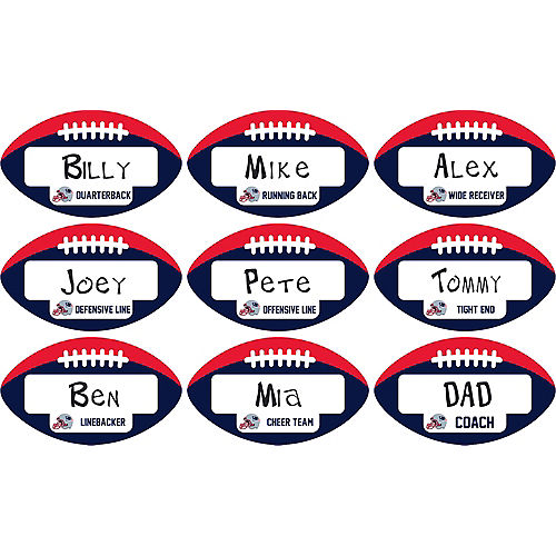 New England Patriots Place Cards 9ct Image #1