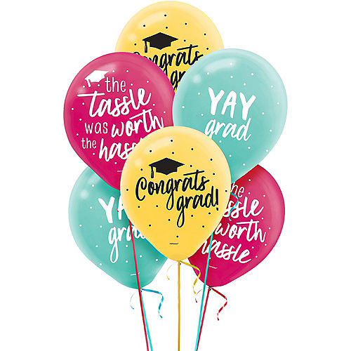 Yay Grad Balloons 15ct Image #1
