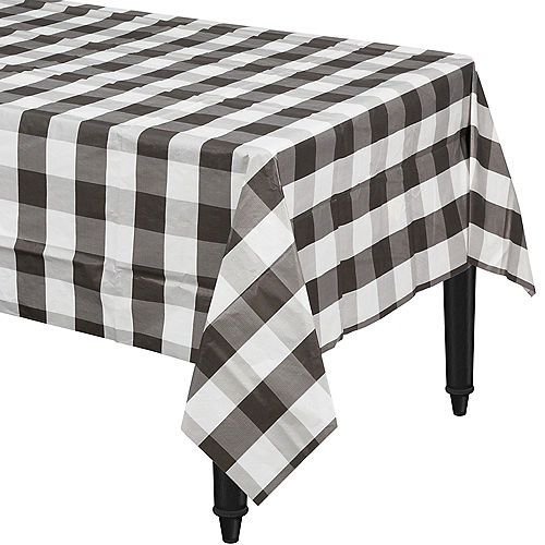 Nav Item for Black & White Plaid Table Cover Image #1