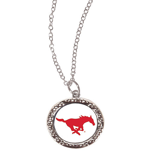 Southern Methodist University Mustangs Pendant Necklace, 10in - NCAA Image #1