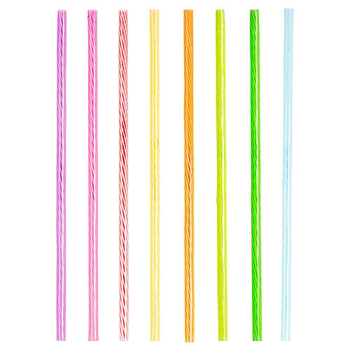 Nav Item for Rainbow Reusable Straws 24ct Image #1