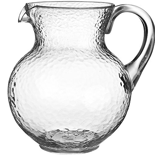 Clear Hammered Margarita Pitcher Image #1