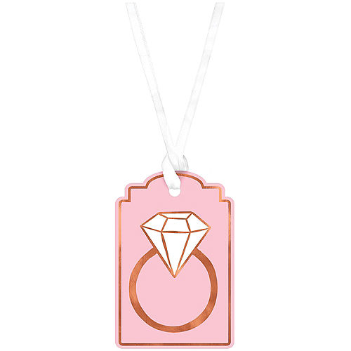 Blush & Rose Gold Diamond Ring Gift Tags Image #1