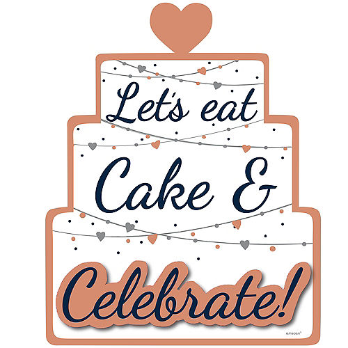Nav Item for Navy Love Let's Eat Cake Sign Image #1