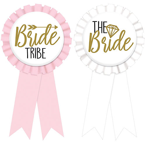 Bride Tribe Bachelorette Party Award Ribbons 8ct Image #1