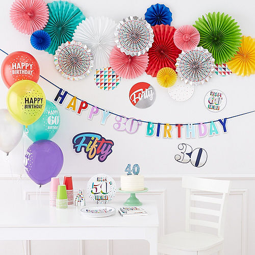Nav Item for Here's to Your Birthday Number 50 Birthday Candles 2ct Image #2