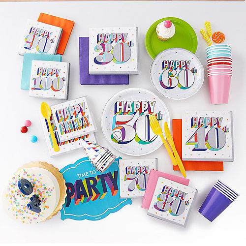 Nav Item for Here's to Your Birthday Number 50 Birthday Candles 2ct Image #3