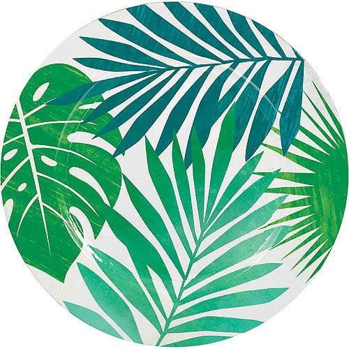 Nav Item for Key West Palm Leaf Plastic Charger Image #1