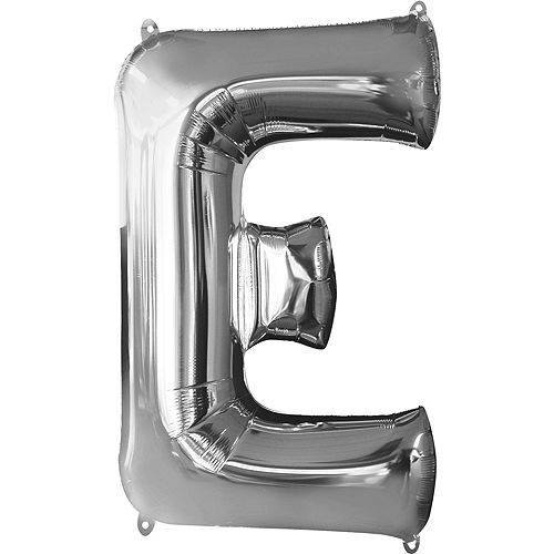 34in Silver Bride Letter Balloon Kit Image #5