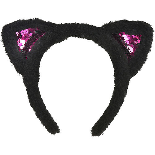 Nav Item for Pinky Cat Ears Headband Image #1