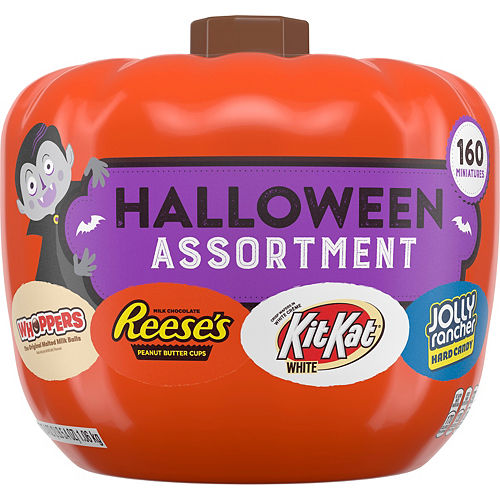 Nav Item for Hershey's Halloween Candy Assortment Pumpkin 160ct Image #1