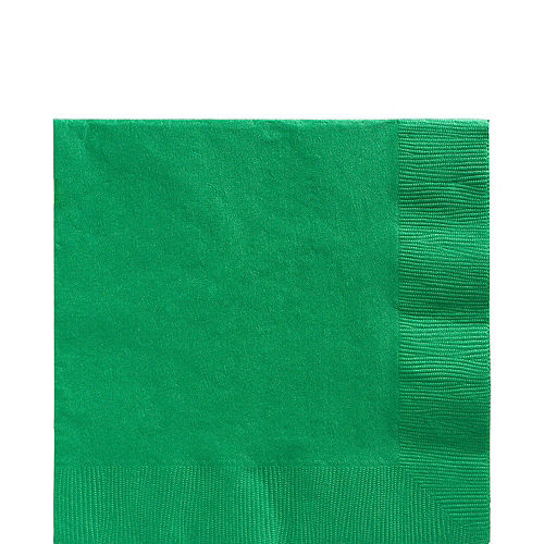 Nav Item for Festive Green Paper Tableware Kit for 50 Guests Image #4