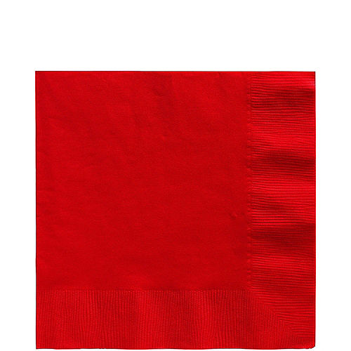 Nav Item for Red Plastic Tableware Kit for 20 Guests Image #5