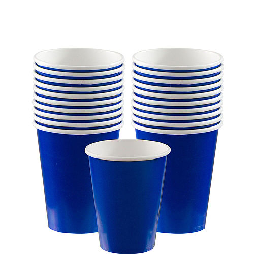Royal Blue Paper Tableware Kit for 20 Guests Image #6