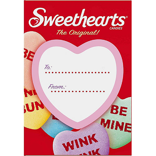 Nav Item for Sweethearts Conversation Candy Hearts Box, 0.9oz - Valentine's Day Image #2