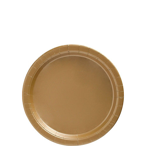 Gold Paper Tableware Kit for 50 Guests Image #2