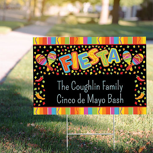 Custom Fiesta Fun Yard Sign Image #1