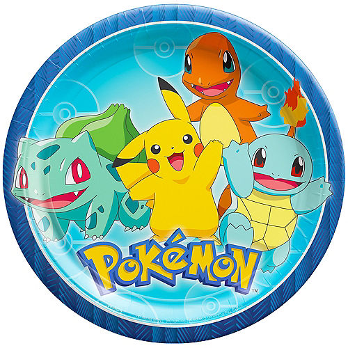 Nav Item for Classic Pokémon Lunch Plates 8ct Image #1