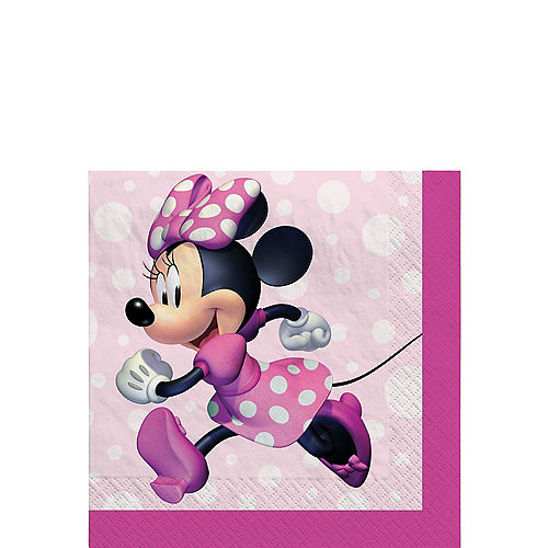 Nav Item for Minnie Mouse Forever Beverage Napkins 16ct Image #1