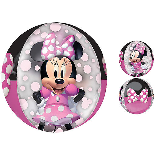 Nav Item for Minnie Mouse Forever Balloon - See Thru Orbz Image #1