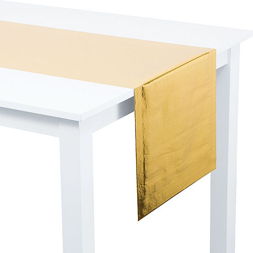 Metallic Gold Table Runner Image #2
