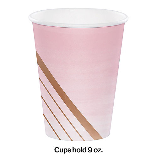 Nav Item for Rosé All Day Striped Paper Cups 8ct Image #2