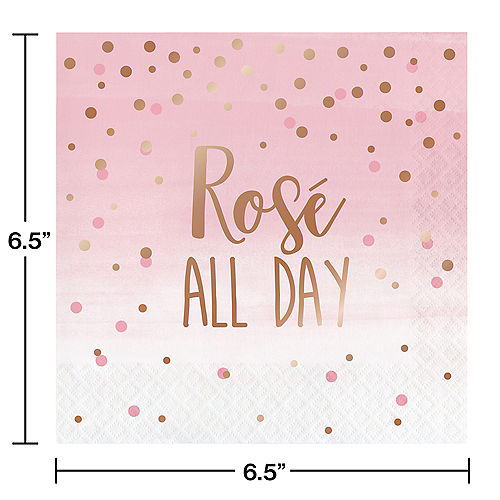 Nav Item for Rosé All Day Lunch Napkins, 6.5in, 16ct Image #2