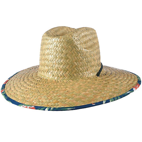 Tropical Surfer Straw Hat for Adults, One Size | Party City