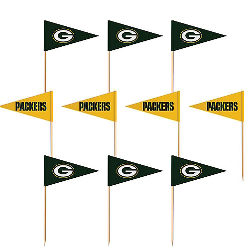Green Bay Packers Flag Picks 36ct Image #1
