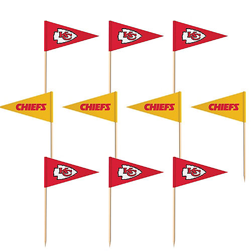 Nav Item for Kansas City Chiefs Flag Picks 36ct Image #1