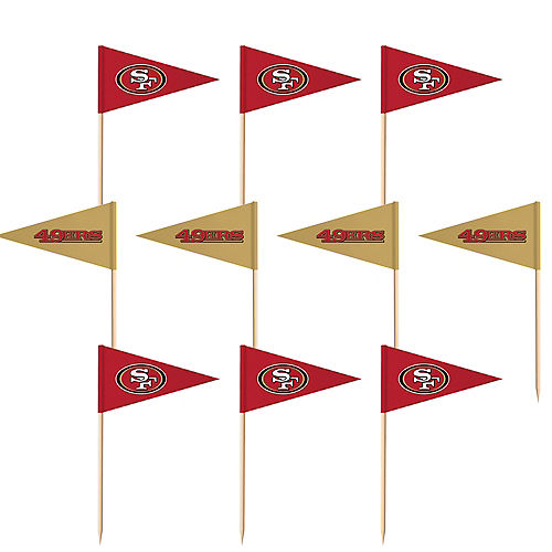 Nav Item for San Francisco 49ers Flag Picks 36ct Image #1