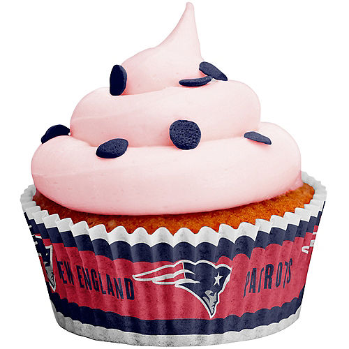 Nav Item for New England Patriots Baking Cups 50ct Image #1