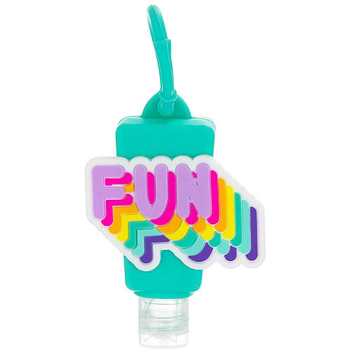 Neon Fun Hand Sanitizer with Holder Image #1