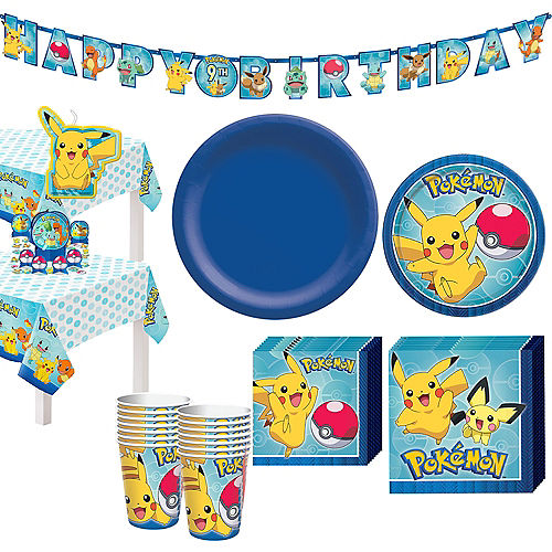 Classic Pokemon Tableware Party Kit for 8 Guests Image #1