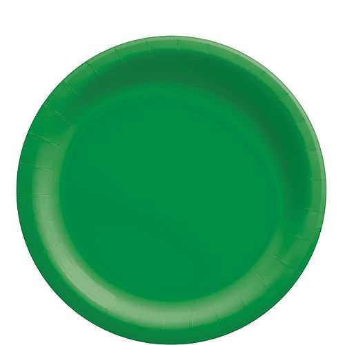 Nav Item for Festive Green Paper Tableware Kit for 50 Guests Image #3