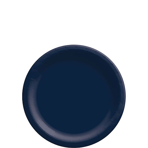 True Navy Paper Tableware Kit for 50 Guests Image #2