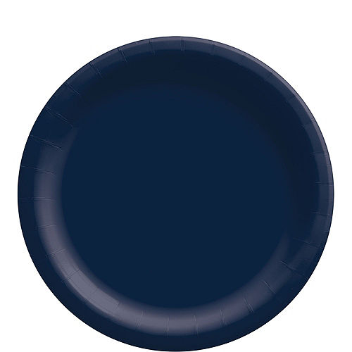 True Navy Paper Tableware Kit for 50 Guests Image #3