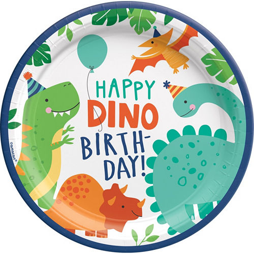 Nav Item for Dino-Mite Birthday Tableware Kit for 16 Guests Image #3